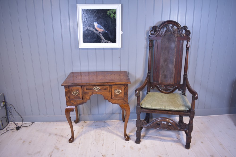 18th century walnut lowboy side table View V