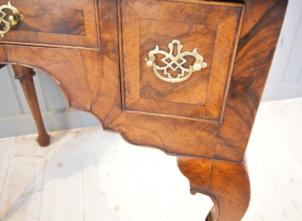 18th century walnut lowboy side table View VII