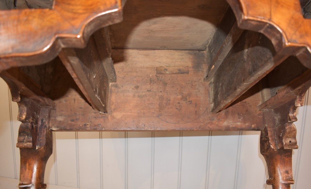 18th century walnut lowboy side table View X