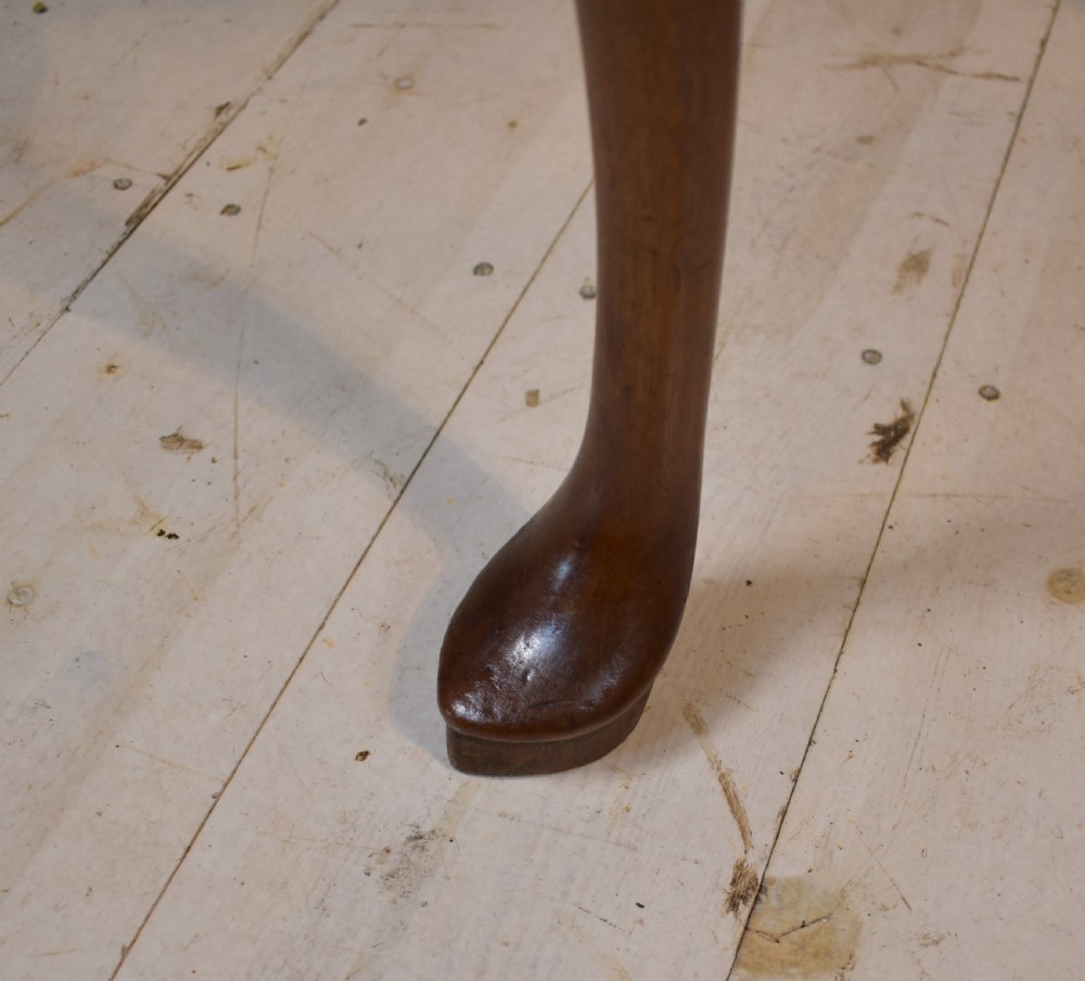 18th century walnut lowboy side table View XI