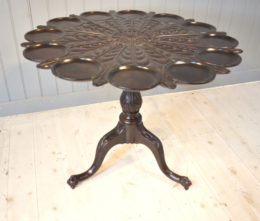 18th century tea table View IX