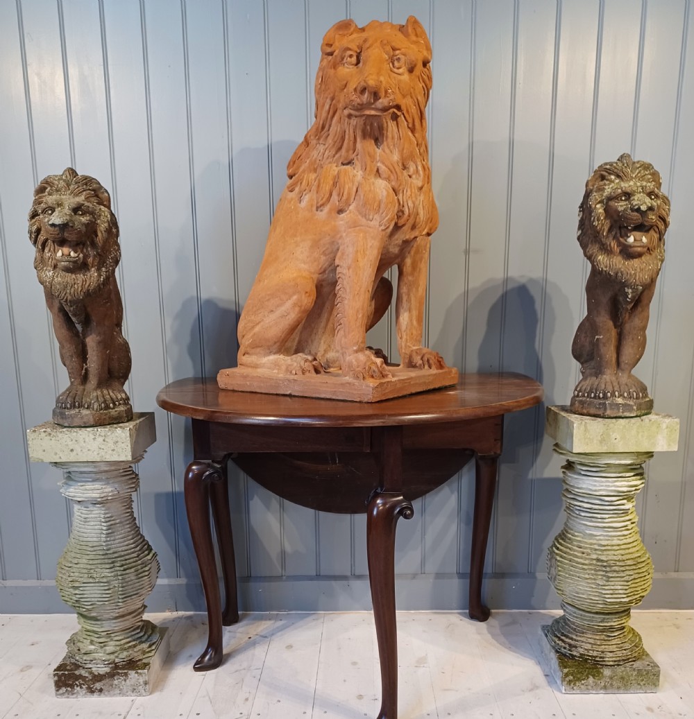 lions in reconstituted stone  View VII