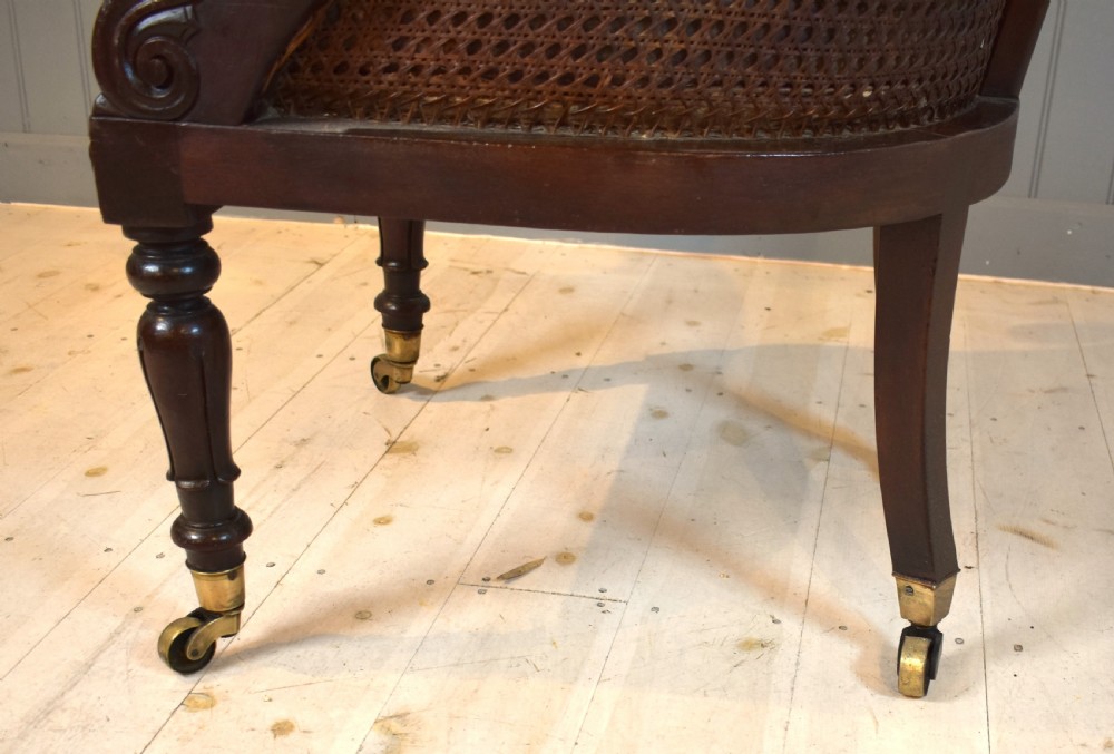 Bergere library cane chair View III