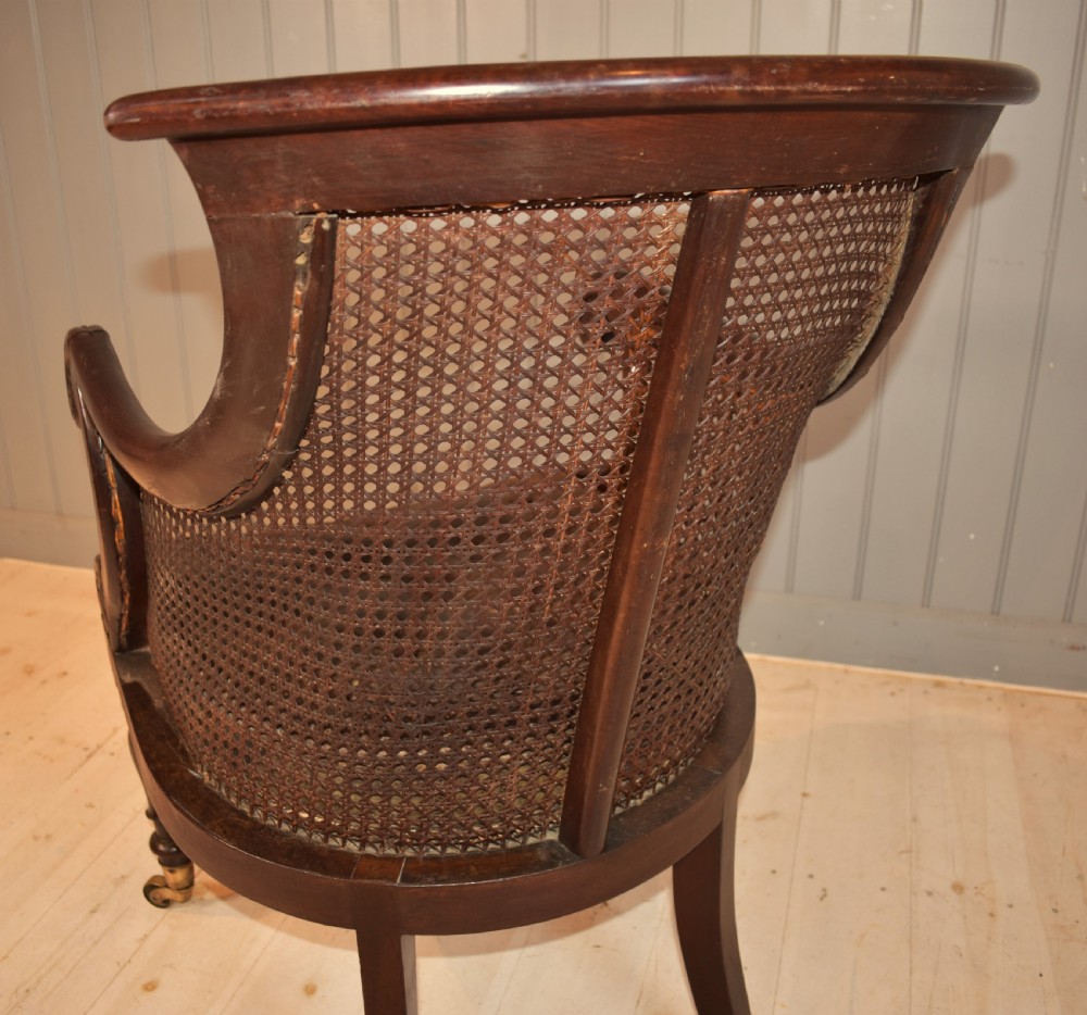 Bergere library cane chair View VI