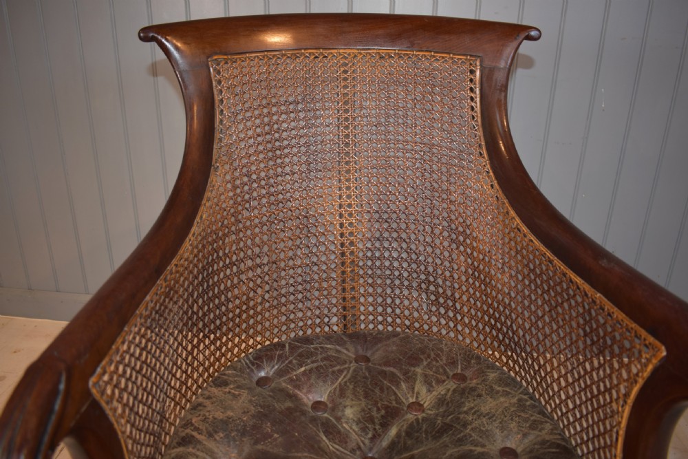 Bergere library cane chair View VII