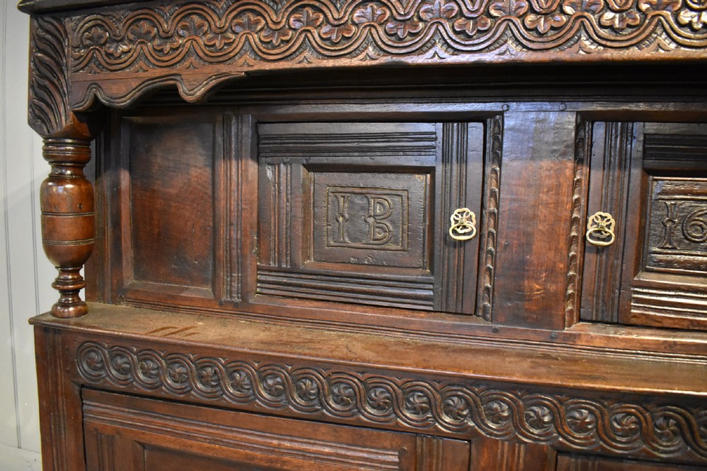 17th century oak court cupboard View VI