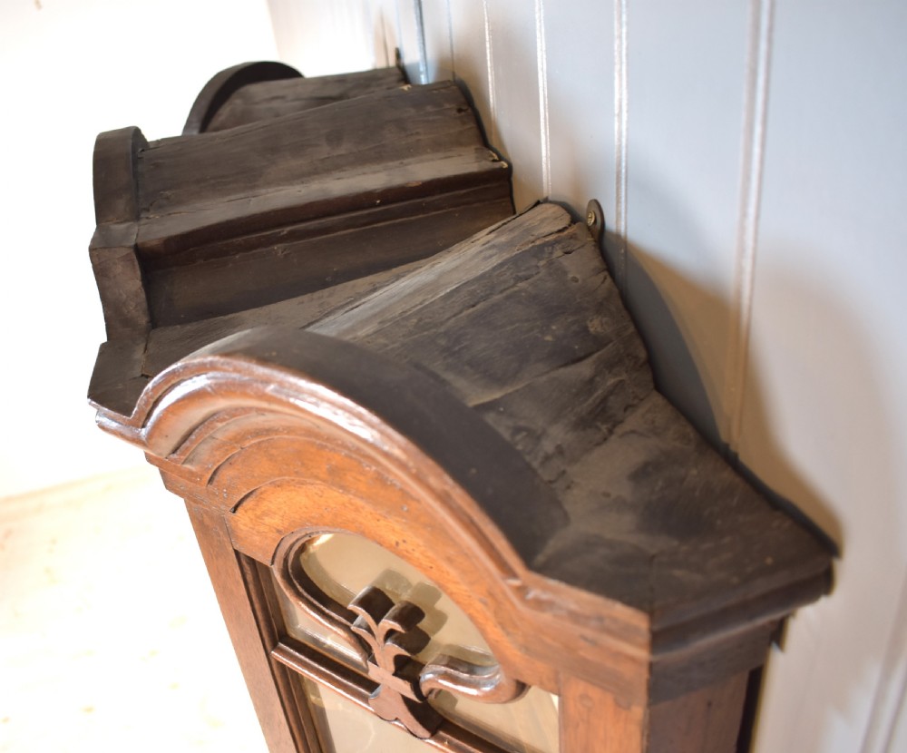 18th century walnut hanging display cupboard View VI