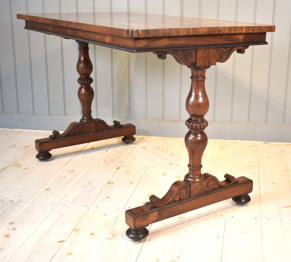 Regency rosewood centre table View III