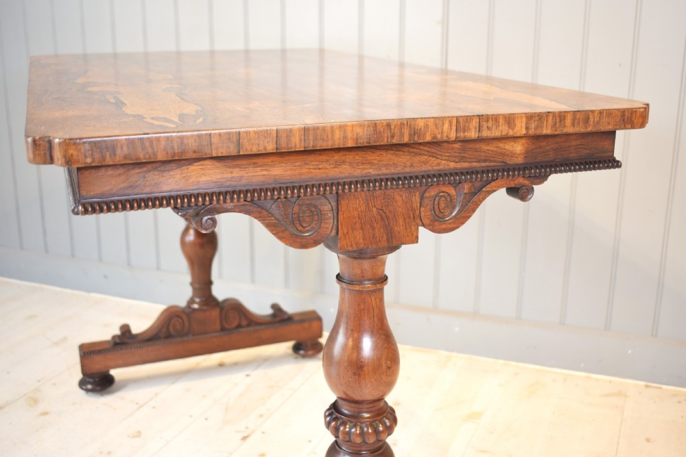 Regency rosewood centre table View IX
