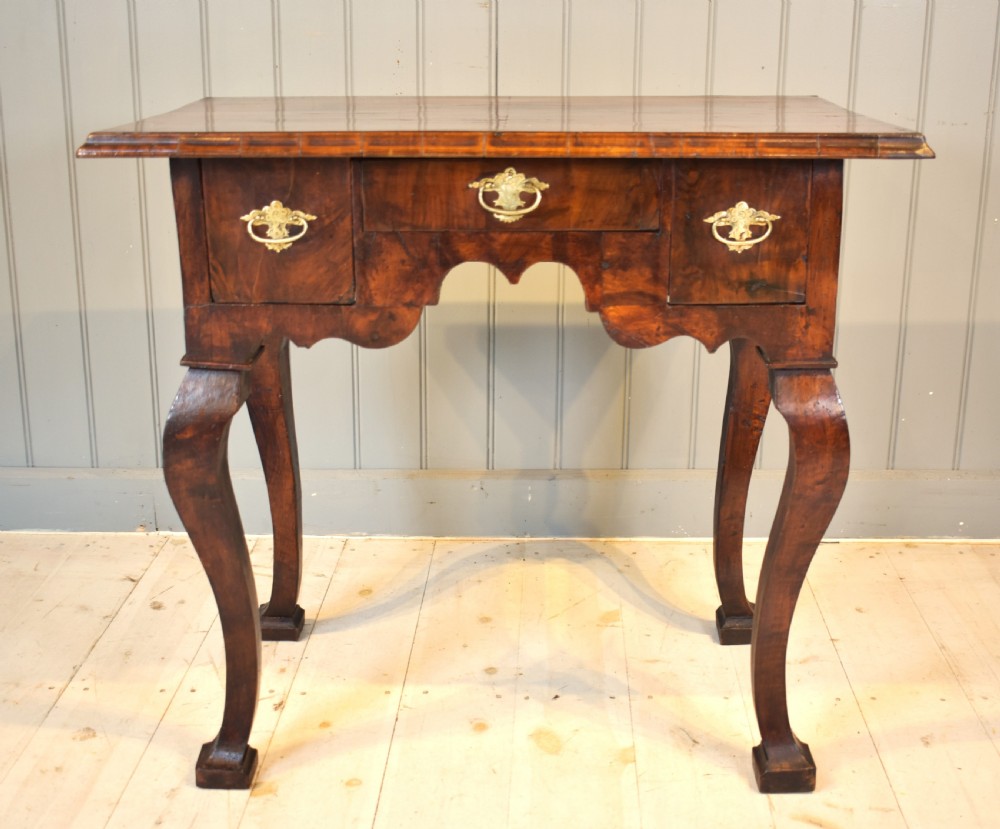 Walnut lowboy or side table