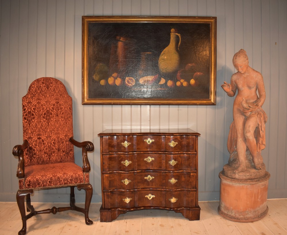 Elm chest of drawers commode View XII