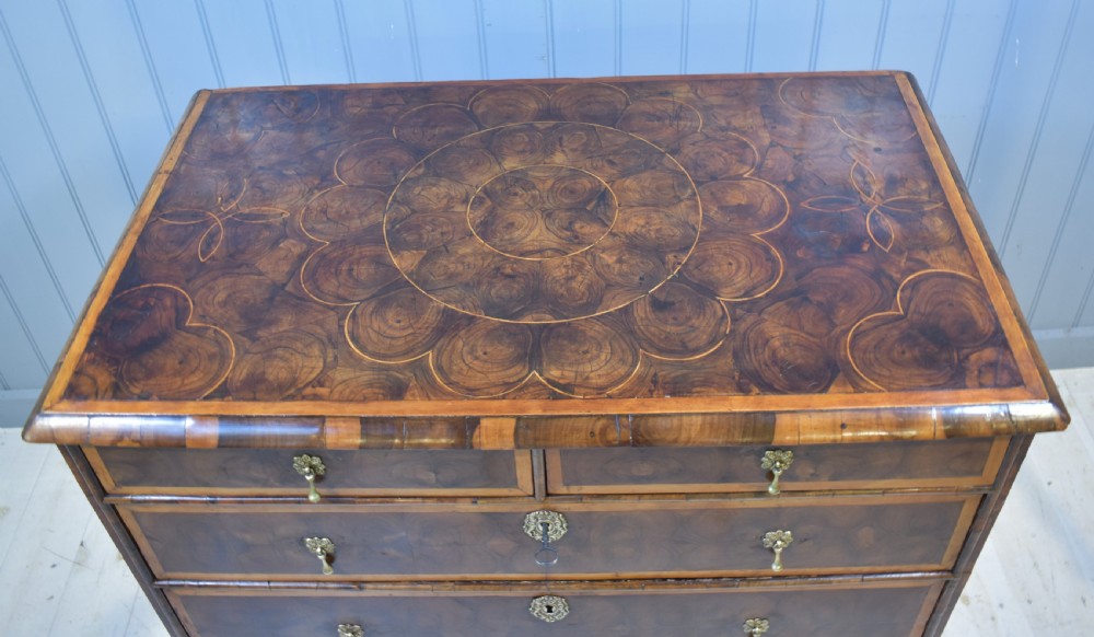 Oyster laburnum chest of drawers  View II