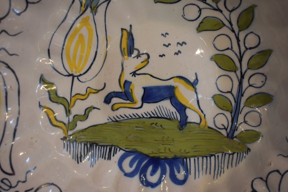 Delft charger plate View V