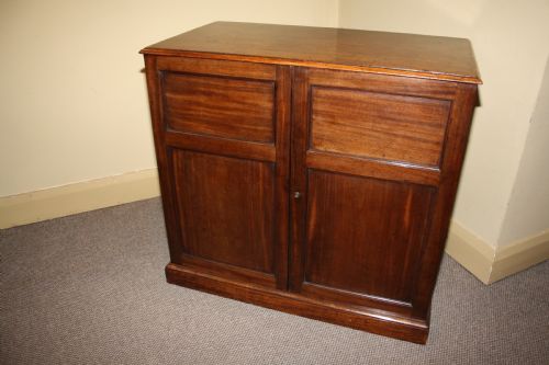 Mahogany Collectors Cabinet
