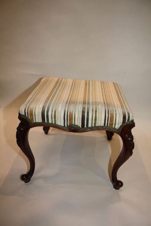 19th Century Walnut Stool