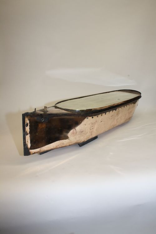 1890s Decorative Copper Boat