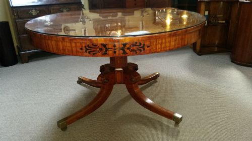 Regency Satinwood Breakfast Table