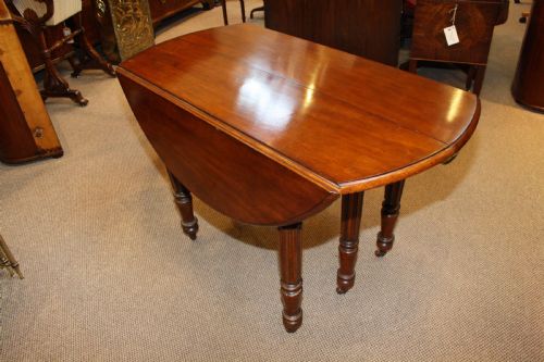 Lath 19th Century 7'4" Extending Mahogany Dining Table