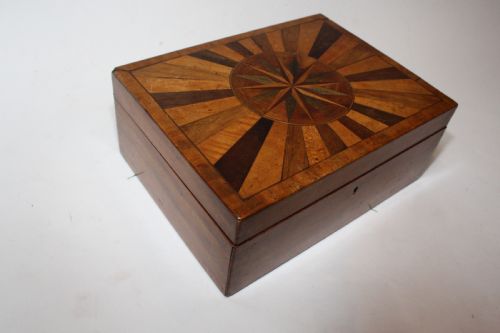Mid 19th Century Satinwood Jewellery Box