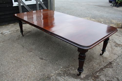9 Foot Long William IV Extending Dining Table