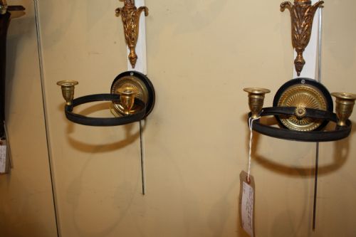 Pair of Regency Candleholders Converted to Electric