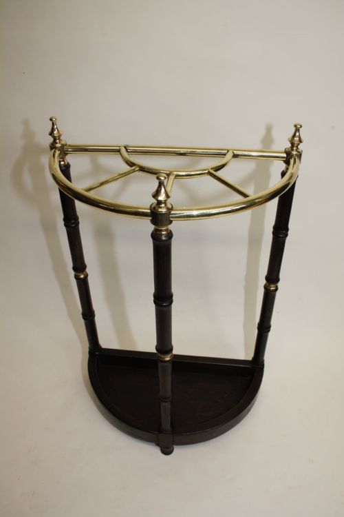 Early 20th Century Demilune Stick Stand