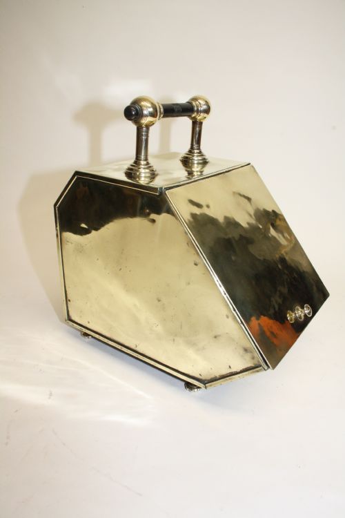 19th Century Brass Coal Scuttle