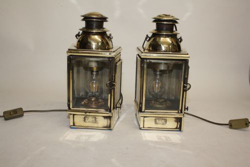 C1890 Pair of Super Quality Ship Lanterns