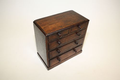19th Century Miniature 2/3 Chest in Oak
