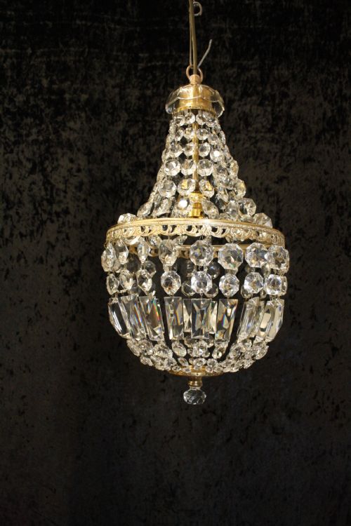 Early 20th Century Bag Chandelier