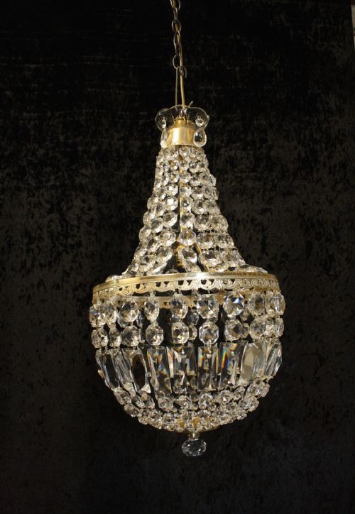 Early 20th Century Bag Chandelier