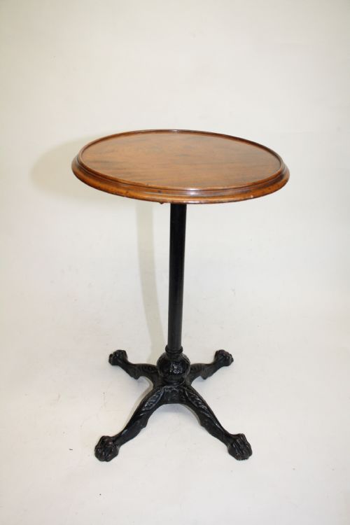 19th Century Cast Iron Adjustable Table 24"-31"