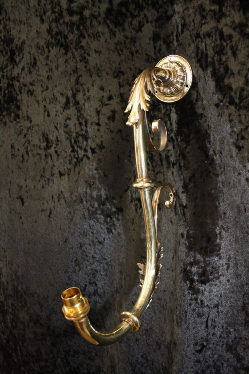 Single Brass Wall Light