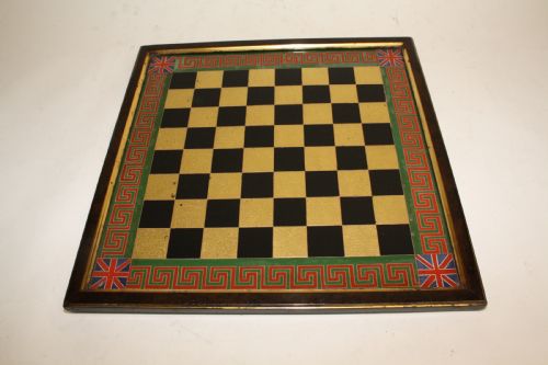 19th-century Glass Chessboard