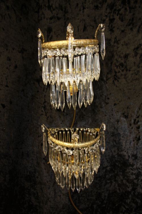 Pair of Spike Wall Lights