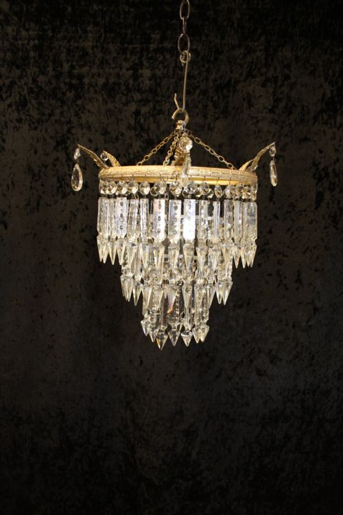 Early 20th Century Lustre Chandelier