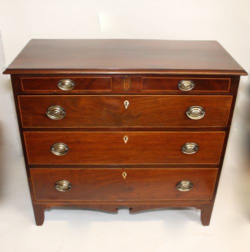 Late 19th Century Small Scottish Chest of Drawers Wide 35"