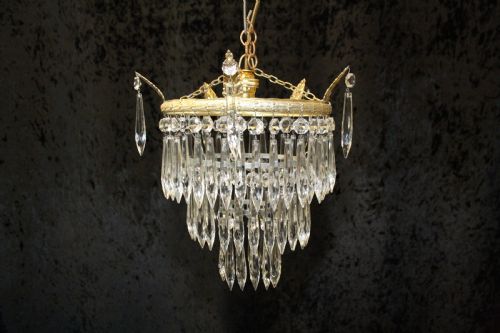 Early 20th Century Spike Chandelier
