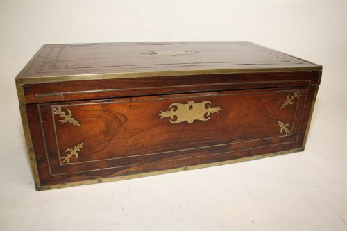 Late 18th Century Brassbound Rosewood Writing Slope