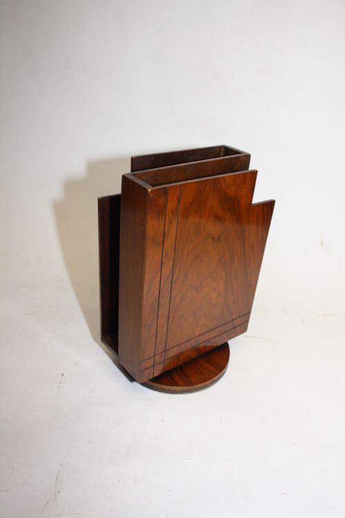 Art Deco Revolving Book Stand
