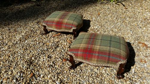 19th Century Pair of Foot Stools