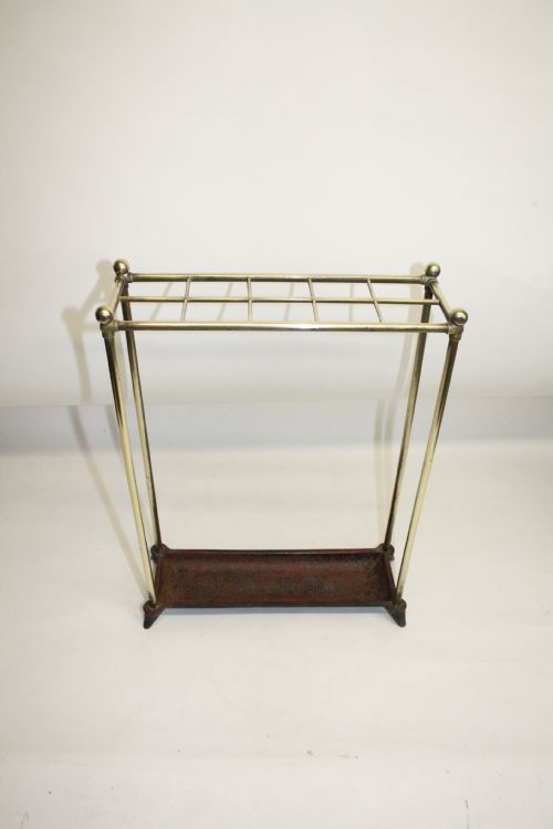 Late 19th Century Brass Stick Stand