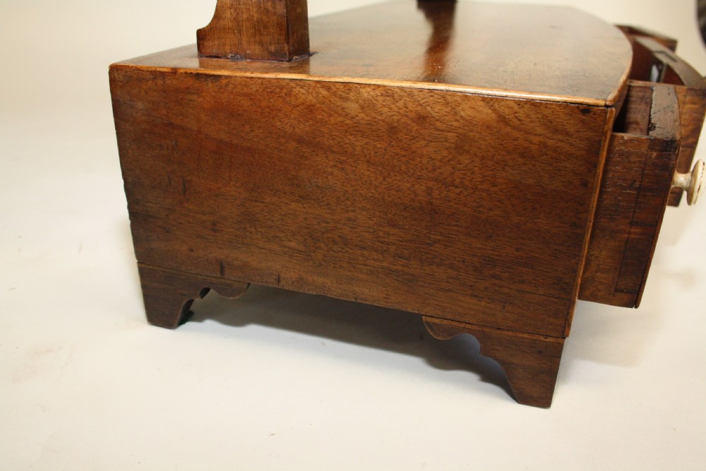 George III Mahogany dressing mirror View IV