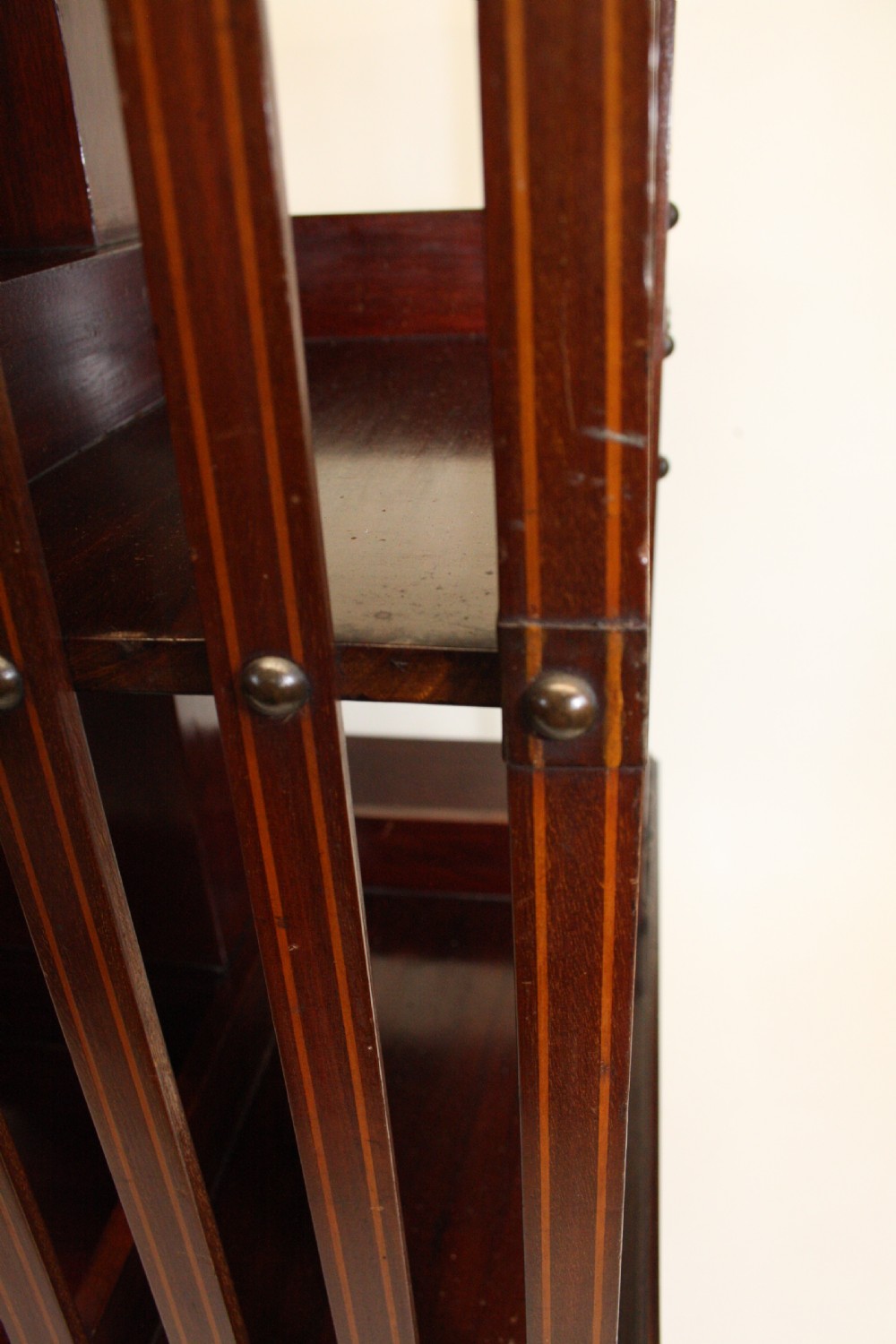 19th Century mahogany revolving bookcase View VIII