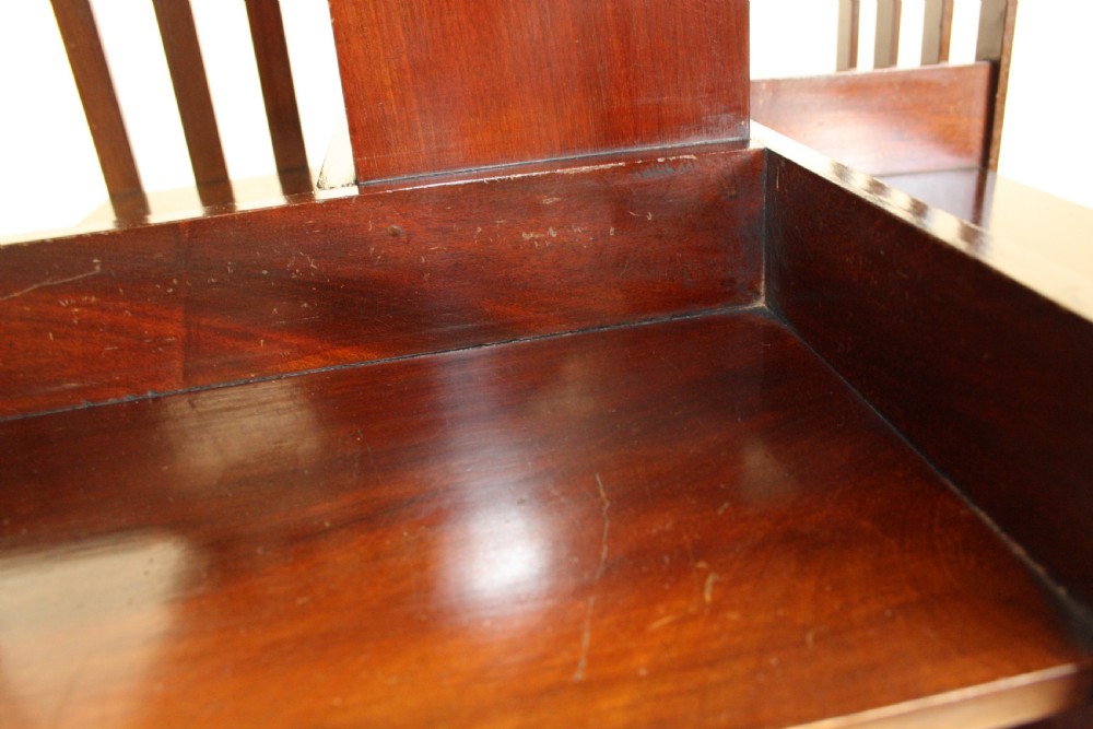 19th Century mahogany revolving bookcase View X