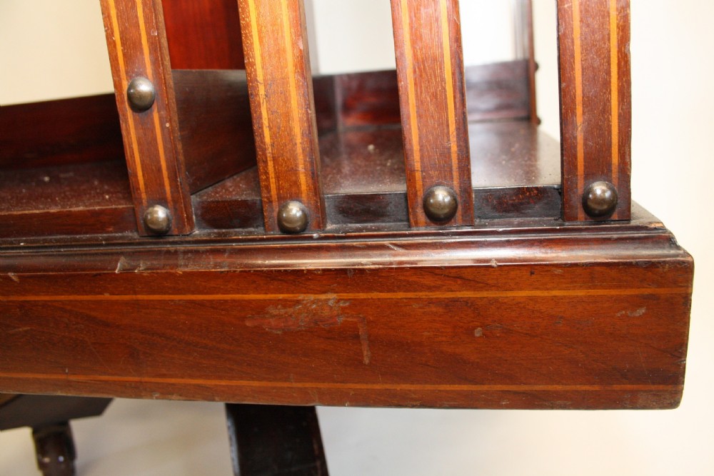 19th Century mahogany revolving bookcase View XI