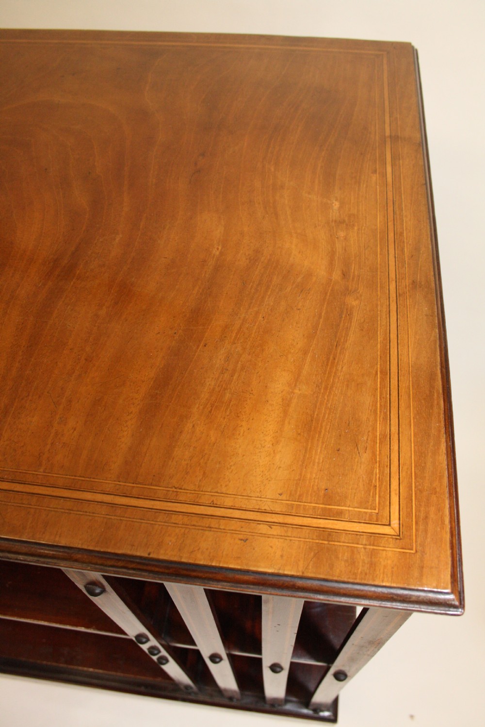 19th Century mahogany revolving bookcase View XIV