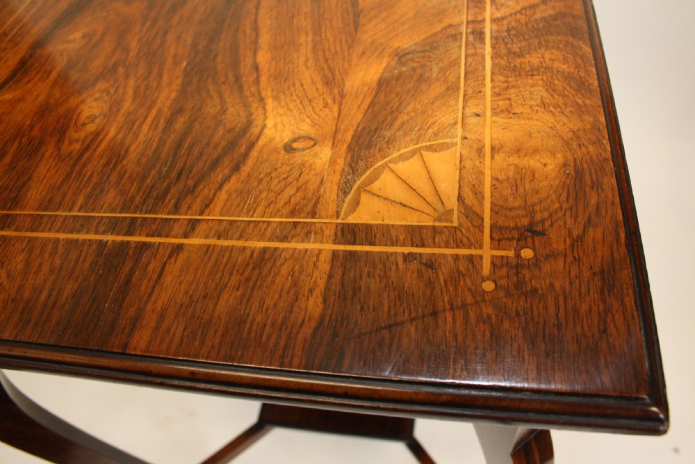 Late 19th century rosewood occasional table View VI