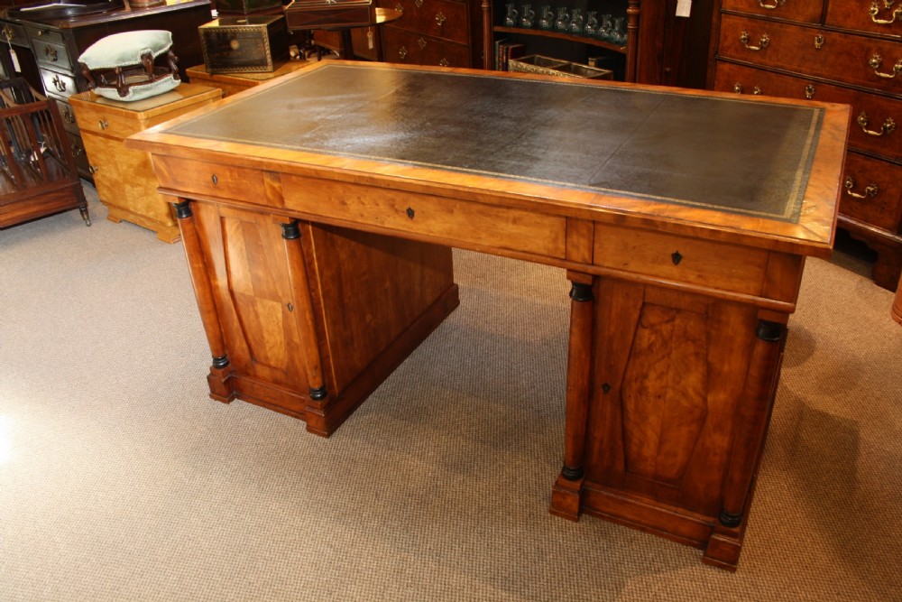 Art Deco Pedestal Desk View II