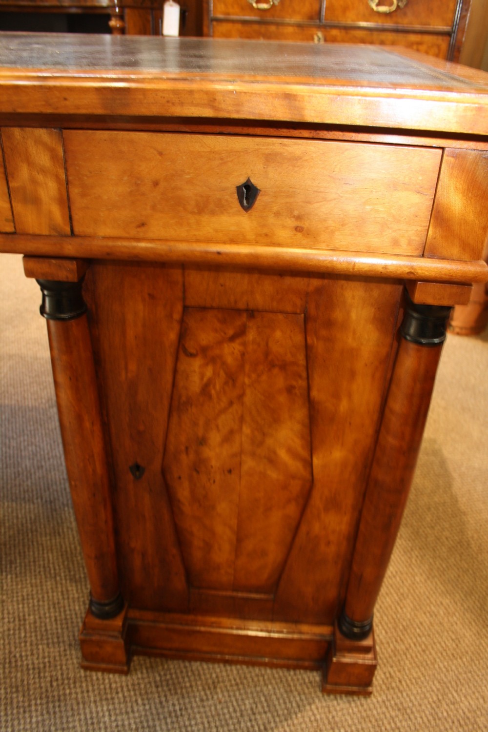 Art Deco Pedestal Desk View III
